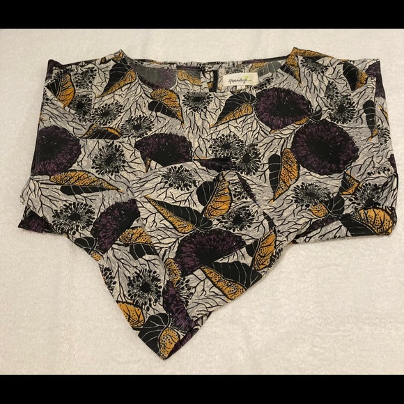 Anthropologie print blouse-size S - Picture 10 of 10